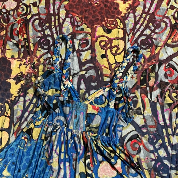 Charming Charlie braided multi colored Maxi Dress - Picture 14 of 14